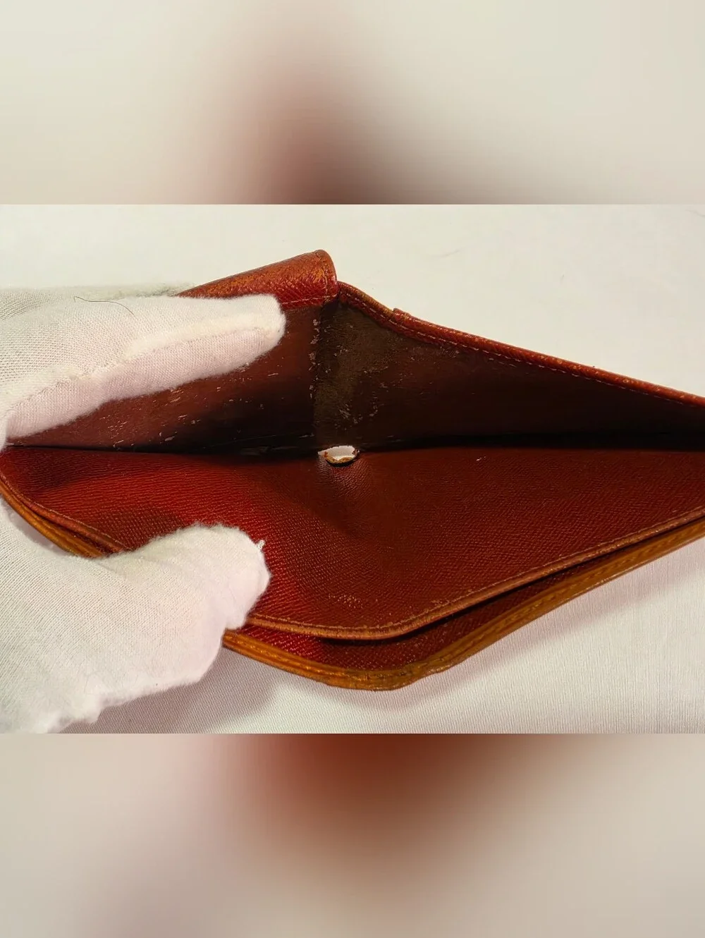 Louis Vuitton Vintage Epi Leather Portefeuille Marco Bifold Wallet Brown Y2K